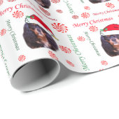 メリークリスマスCKCSサンタラッピング紙 ラッピングペーパー (ロールコーナー)