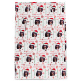 メリークリスマスCKCSサンタ抱き枕 ミディアムペーパーバッグ (正面)