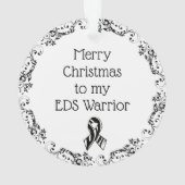 メリークリスマスEDS戦士ゼブラリボン オーナメント (裏面)