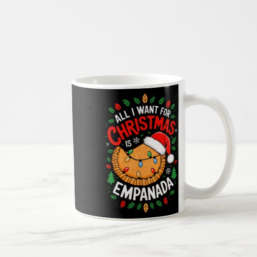 メリークリスマスEmpanadaメンズW コーヒーマグカップ (右)