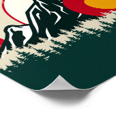 メリークリスマスfromコロラド《植物》アスペンお土産 ポスター (角)