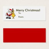 メリークリスマスfromサンタラベル (正面&裏面)