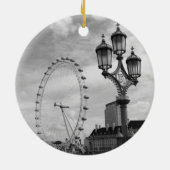 メリークリスマスfromロンドンオーナメント セラミックオーナメント (裏面)