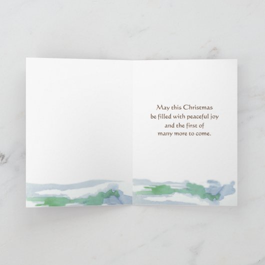 メリークリスマスfrom不動産仲介業者ビジネス名前をカスタムする カード (内部)