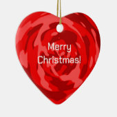 メリークリスマスfrom theハートオーナメント セラミックオーナメント (右)