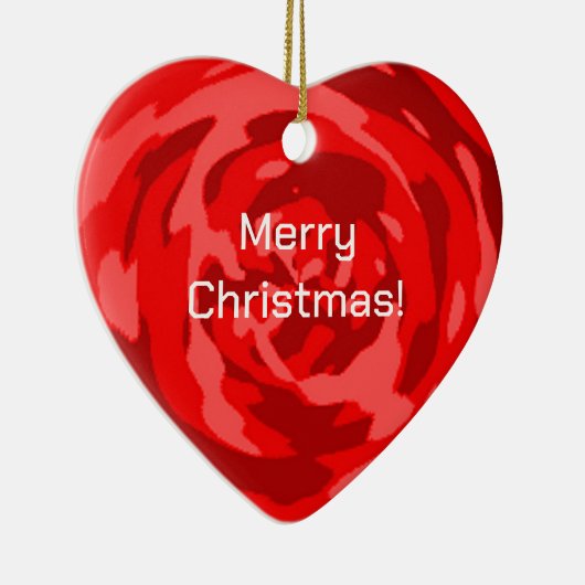 メリークリスマスfrom theハートオーナメント セラミックオーナメント (右)