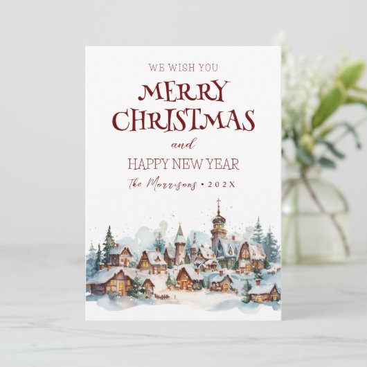 メリークリスマスIハッピーニューイヤー冬の村 シーズンカード (スタンド正面)