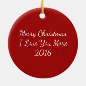 メリークリスマスI愛多く2016年 セラミックオーナメント (裏面)