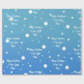 メリークリスマスI愛多く ラッピングペーパー (フラット)