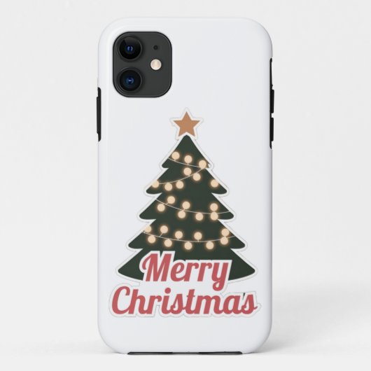 メリークリスマスiPhone 11ケース：フェスティバル新モデル Case-Mate iPhoneケース (裏面)