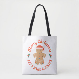 メリークリスマスLet's Bake Cookie トートバッグ
