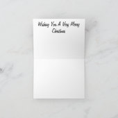 メリークリスマスManitouインクライン点灯ツリー カード (内部)