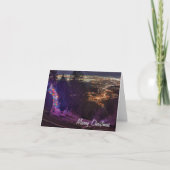 メリークリスマスManitouインクライン点灯ツリー カード (正面)