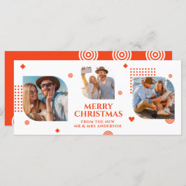 メリークリスマスMr. & Mrs. 3フォトコラージュモダン