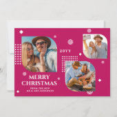 メリークリスマスMr. & Mrs. 3フォトコラージュモダン (正面)