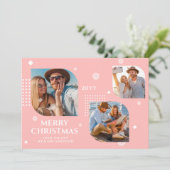 メリークリスマスMr. & Mrs. 3フォトコラージュモダン (スタンド正面)