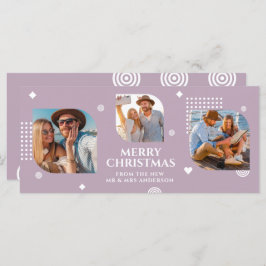 メリークリスマスMr. & Mrs. 3フォトコラージュモダン