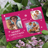 メリークリスマスMr. & Mrs. 3フォトコラージュモダン
