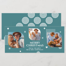 メリークリスマスMr. & Mrs. 3フォトコラージュモダン