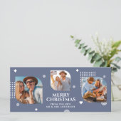 メリークリスマスMr. & Mrs. 3フォトコラージュモダン (スタンド正面)