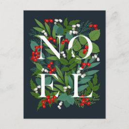 メリークリスマスNOELグリーティ企業のングホリデー ポストカード