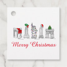 メリークリスマスNYC建物ランドマークス