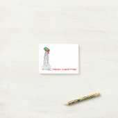 メリークリスマスNYC超高層ビルニューヨークシティ ポストイット (デスク上)