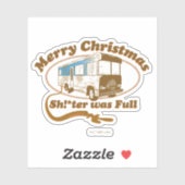 メリークリスマスSh!*terがいっぱいだった シール (シート)