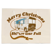 メリークリスマスSh!*terがいっぱいだった ラージペーパーバッグ (裏面)