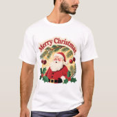 メリークリスマスTシャツデザイン Tシャツ (正面)