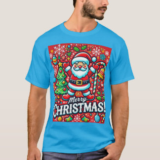 メリークリスマスTシャツデザイン Tシャツ