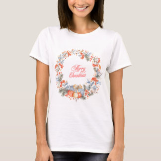 メリークリスマスTシャツデザイン Tシャツ