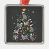 メリークリスマスTシャツレムールクリスマスツリークリスマス メタルオーナメント (正面)