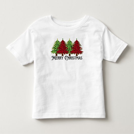 メリークリスマスTシャツ トドラーTシャツ (正面)