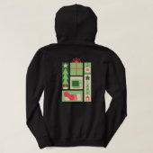メリークリスマスTシャツ パーカ (デザイン裏面)
