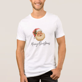 メリークリスマスTシャツ | ビンテージサンタクロースTシャツ トライブレンドＴシャツ