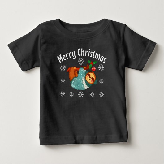 メリークリスマスTシャツ ベビーTシャツ (正面)