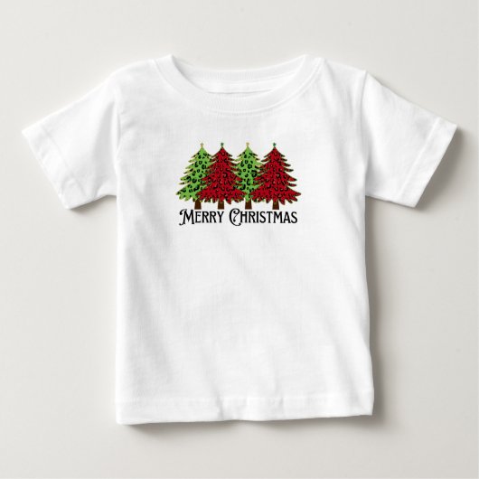 メリークリスマスTシャツ ベビーTシャツ (正面)