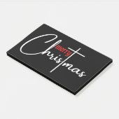 メリークリスマスTシャツ ポストイット (アングル)