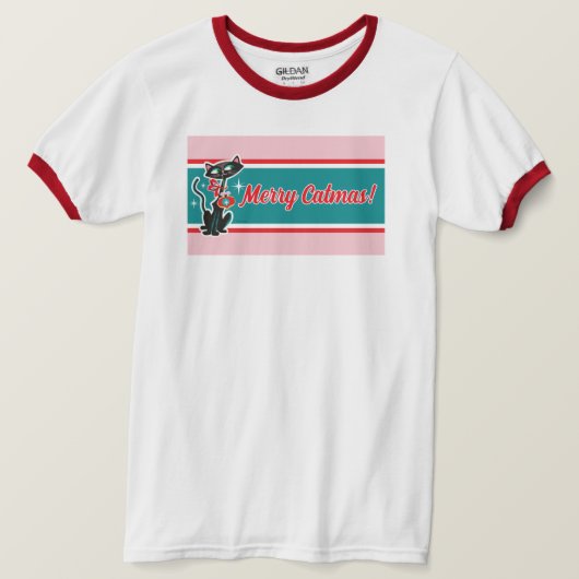 メリークリスマスTシャツ – ユニセックス Tシャツ (デザイン正面)