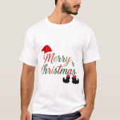 メリークリスマスTシャツ – 楽しいホリデーT Tシャツ (正面)
