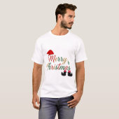 メリークリスマスTシャツ – 楽しいホリデーT Tシャツ (正面フル)