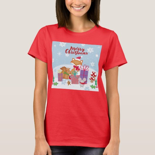 メリークリスマスTシャツ Tシャツ (正面)