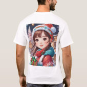 メリークリスマスTシャツ Tシャツ (裏面)