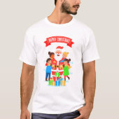 メリークリスマスTシャツ Tシャツ (正面)