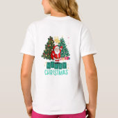 メリークリスマスTシャツ Tシャツ (裏面)