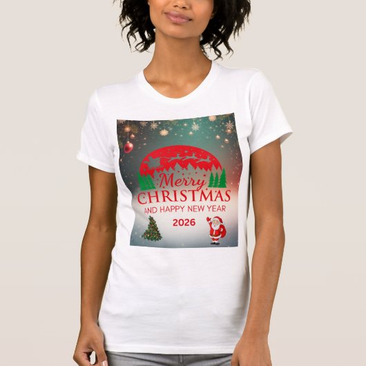 メリークリスマスTシャツ Tシャツ (正面)