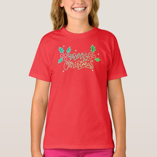 メリークリスマスTシャツ Tシャツ (正面)