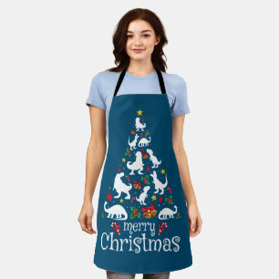 メリークリスマスTレックスキッズボーイズおもしろいクリスマス エプロン