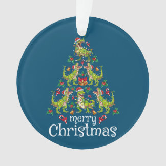 メリークリスマスTレックス少年たちクリスマスツリーレックス オーナメント